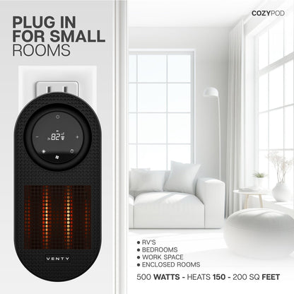 Calentador portátil enchufable CozyPod 