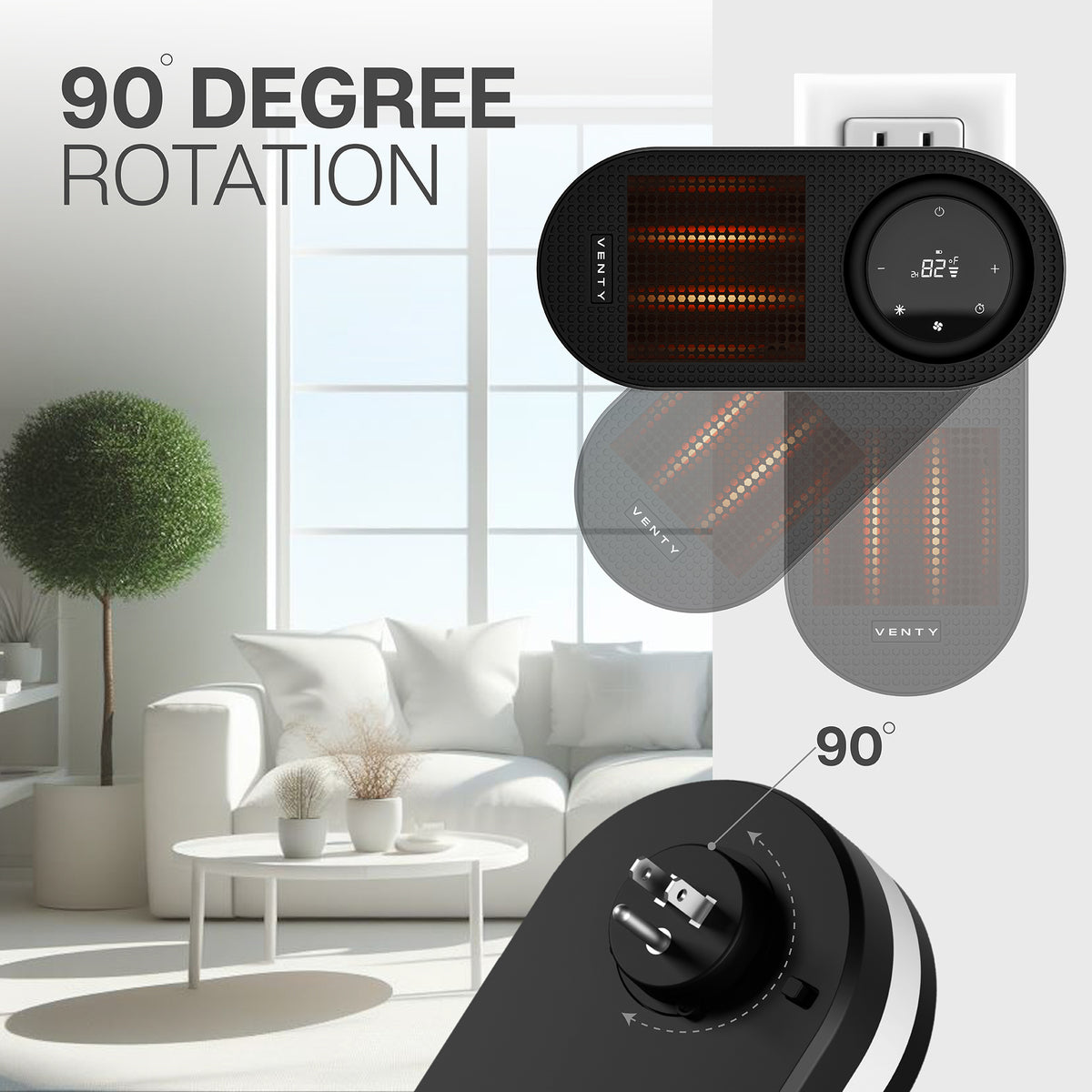 Calentador portátil enchufable CozyPod 