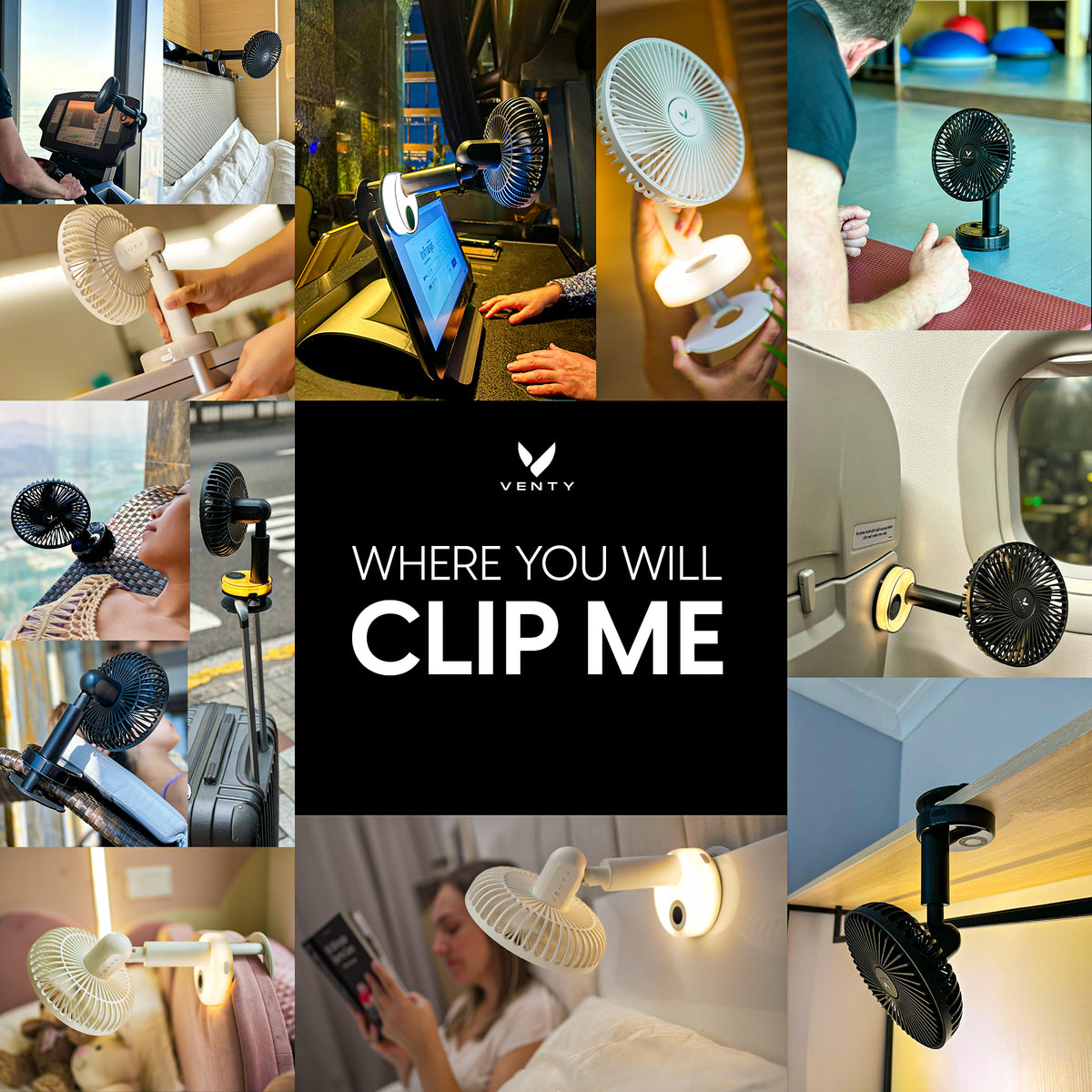 Ventilador Venty Clip